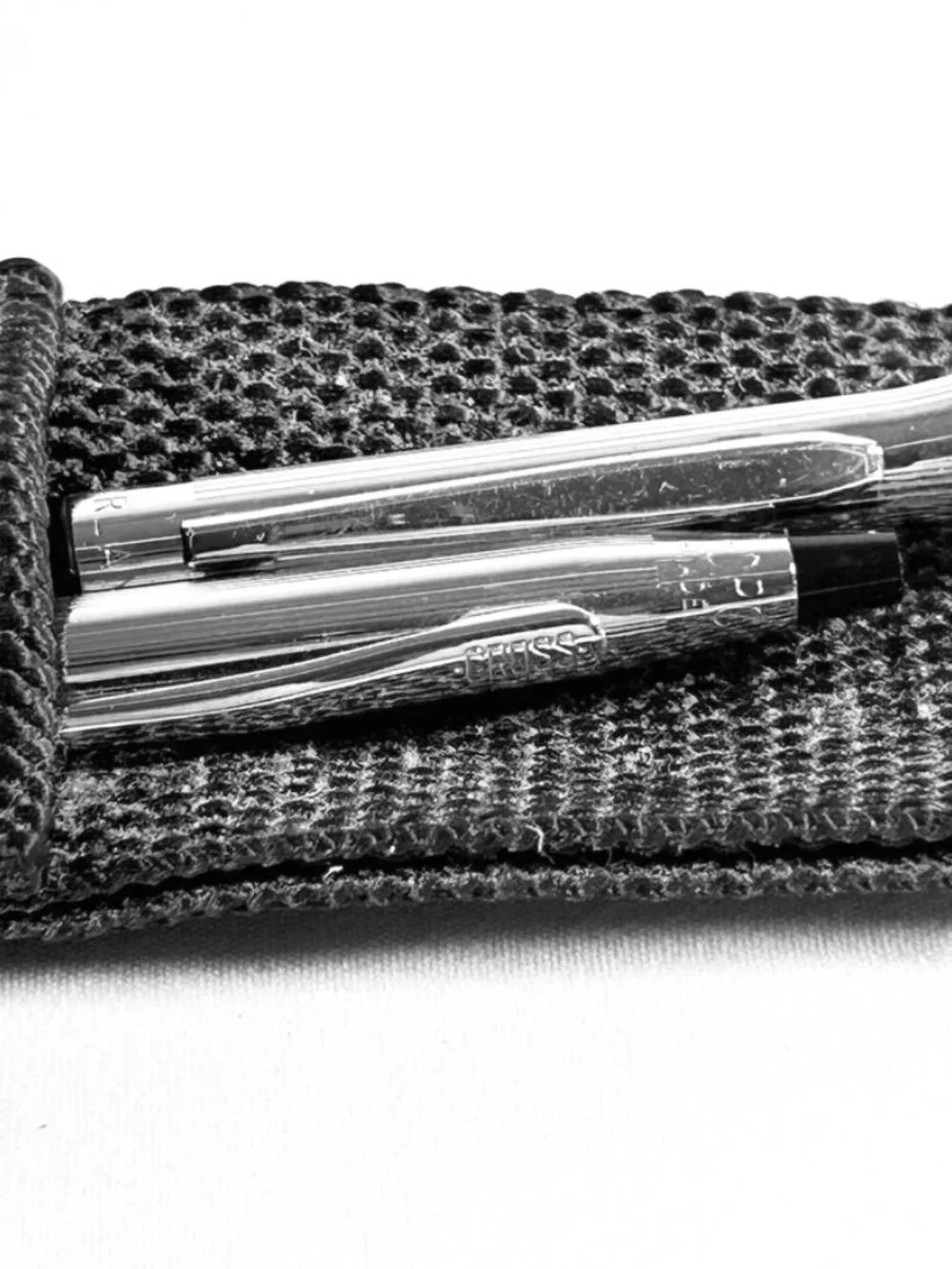 Pen Pencil Set Vintage Cross Chrome Twist Action Writing Instruments.